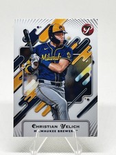 2025 Topps Pristine Christian Yelich #123 Milwaukee Brewers