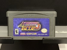 Nintendo Game Boy Advance Mega Man Battle Network 3 Blue Tested Game cartridge 
