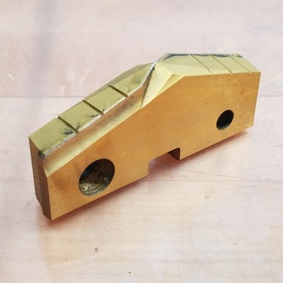 AME 435T-0228 Spade Drill Insert, #5 GEN2 T-A M4 TIN 2-7/8'' - USED