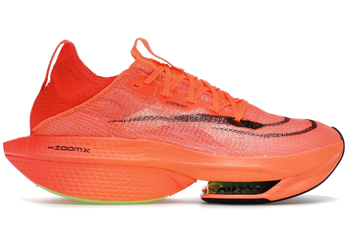 Preços baixos em Nike Air Zoom Alphafly Next% 2 Low Total Orange