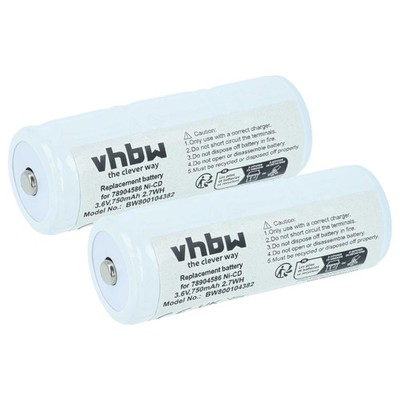 2x Akku für Diversified Medical N N36751 750mAh