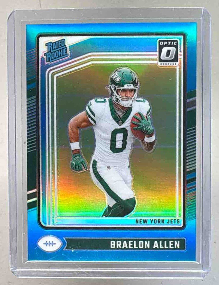Braelon Allen 2024 Panini Donruss Optic #211 Aqua Rated Rookie /299