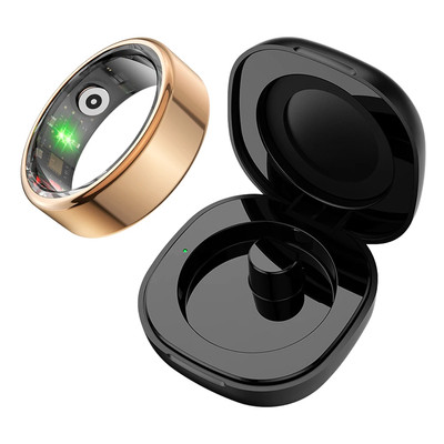 2024  R02 Smart Ring with Charging Case for Men Women, Battery Life, 39 Days, He
