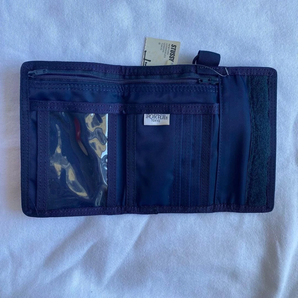 Бумажник тройного сложения Porter Stussy 90S 00S - Изображение 3 из 4