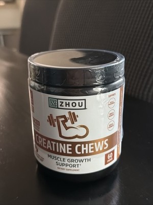 Zhou Creatine Chews, Peach Mango Flavor, 60 chews