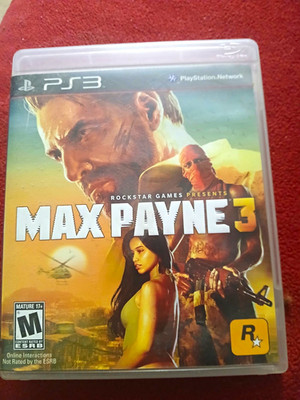 Max Payne 3 Sony PlayStation 3 PS3 Rockstar Games M Shooter Multiplayer Case