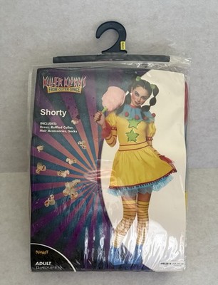Killer Clowns From Outer Space Shorty Dress Costume, Adult, Spirit Halloween