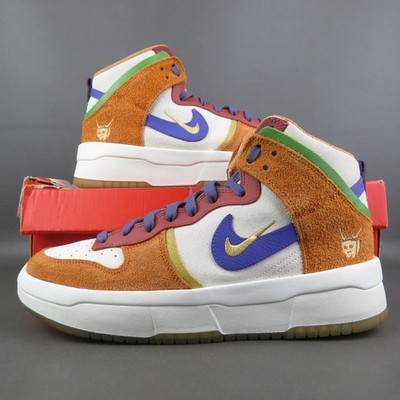 Nike Shoes - 2022 Dunk High Up PRM Setsubun Orange Purple Green - Sz 9.5 Wmns