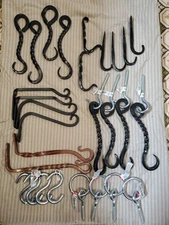 Eight S.hooks.6 Plant Hangers Hooks.or Bird Feeders.6.cutie Hooks.4 S...4.moring
