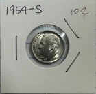1954 S Roosevelt Silver Dime 10C - US 90% Silver Coin