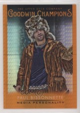 2021 Goodwin Champions Platinum Orange Prism /399 Paul Bissonnette #39 0w6