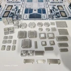 28mm Sci-Fi Greebles Kitbash Set: 42 pcs Cyberpunk Control Panels, Switches