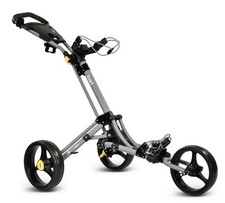 iCart Go 3-Wheel Push Trolley Grey/Black BUY In Confidence From PGA Professional