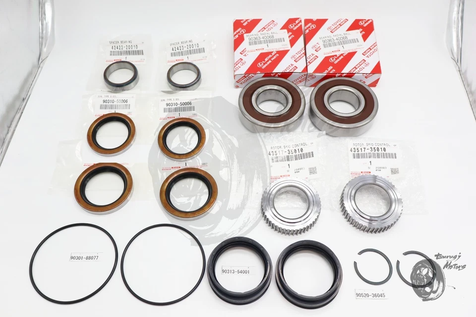 Kit de cojinete y sello de eje trasero genuino Toyota con juego de ABS para 4Runner T100 Tacoma Foto 2 de 4