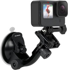Sports Camera Suction Cup Car Mount for Gopro Hero, DJI OSMO Action, Insta360 US