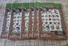 Minecraft Official Game 6 Sticker Book Sets Includes 4 Sheets 300 Stickers 