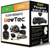 Elektrosatz 7-Pol Spezifisch für Peugeot Rifter Bus 08.2018-Jetzt NEU