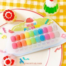 K-Beauty Yogurt Syrup Gel – Neon Pudding Soak Off Gel Nail Polish