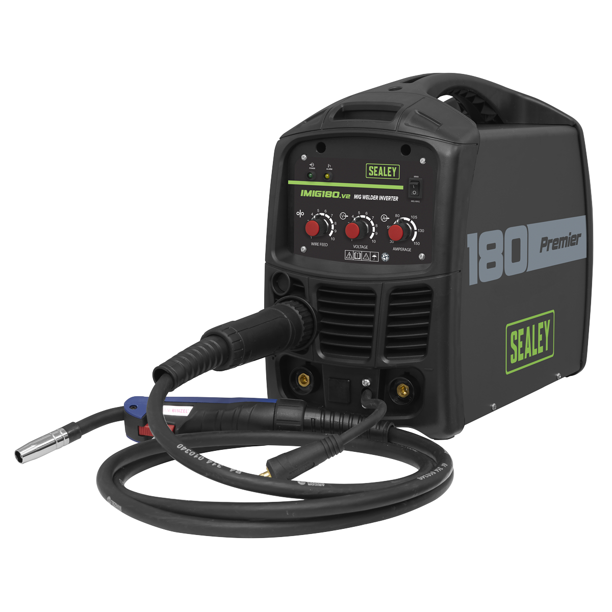 Professional MIG/MMA Inverter Welder, 180A 230V, Sealey IMIG180 C