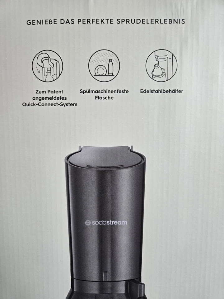 Sodastream Crystal 3.0 Trinkwassersprudler Glasflaschen Wassersprudler 0,7 Liter - Bild 4 von 4