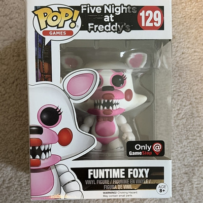 Funko Pop! Games Five Nights at Freddy's Funtime Foxy Vinyl Figure #129 Boxed