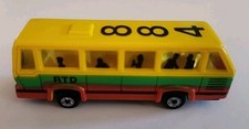 Autobús Galoob Micro Máquinas De Colección 1990 Micro Luces Autobús 884 RTD Raro