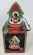 Hallmark Keepsake 1992 Enchanted Clock  Magic Light and Motion W Box *READ*