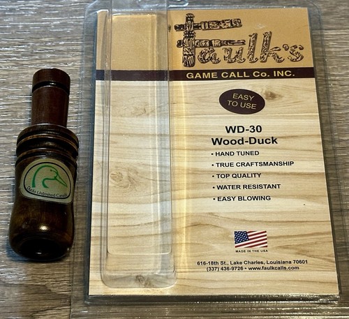 Faulk’s MadeForDucks Unlimited Canada WD-30 Wood Duck Call New Collectible - Picture 3 of 5