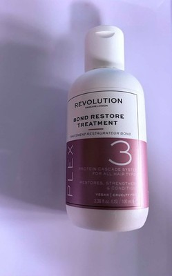 Revolution Haircare Plex 3 Bond Restore Treatment 3.38 fl oz (100 ml) Vegan, Sul