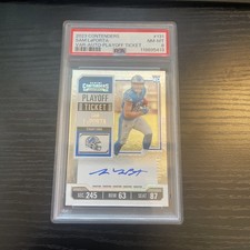 2023 Contenders Football Sam LaPorta Rookie Playoff Ticket /149 On Card Auto