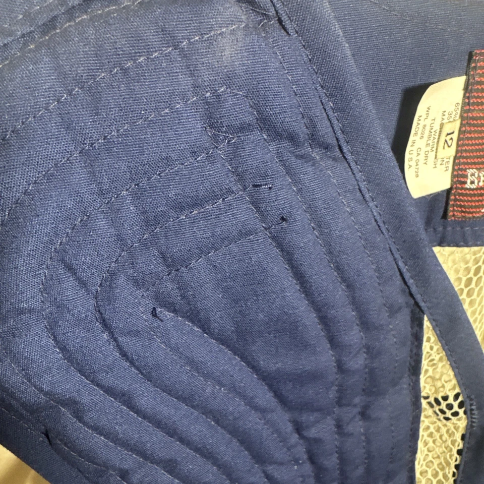 Browning Women’s Trapper Creek Mesh Breathable Shooting Vest Blue Size 12 - Image 4 of 4