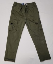 Old Navy Kids Olive Green Alpine Tundra Tech Taper Cargo Pants Size M 8 