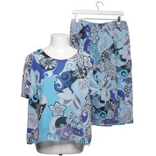 Eurofashion, Set, Größe: 48, Polyester, Blau/Weiß/Schwarz/Grau #Ggi