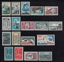 France Small Lot of All Mint Stamps Many MNH from 1966