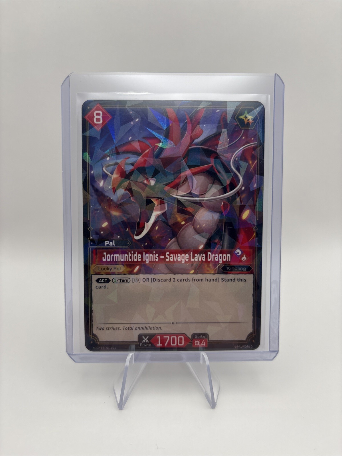 Jormuntide Ignis - Savage Lava Dragon Palworld TCG 001 RR