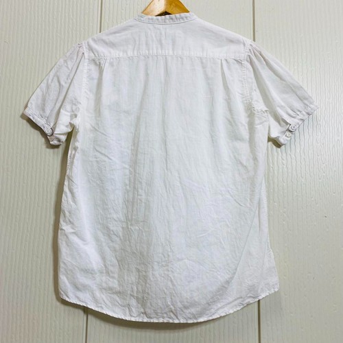 KAPITAL KUNG FU SHIRT MEN COLOR WHITE MATERIAL LINEN SIZE S F/S - Picture 2 of 8