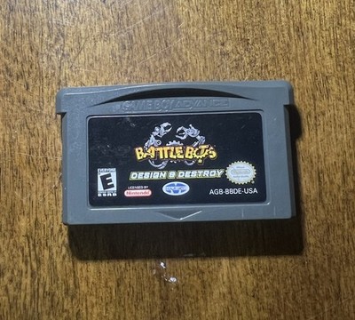 Battle Bots Design and Destroy Nintendo Game Boy Advance GBA Authentic Game Only
