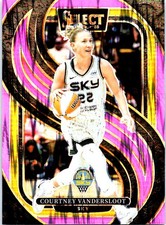 2025 Panini Select WNBA #121 Courtney Vandersloot Pink Flash Prizms