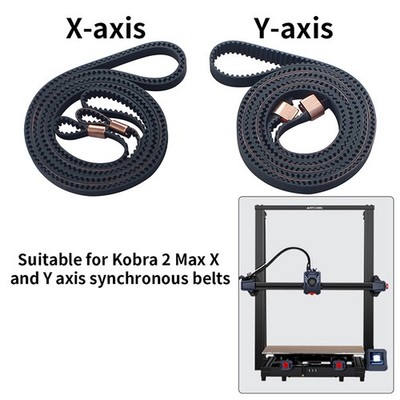 X Y-Axis Timinggurt Verschleißfeste Synchrongürtel für Kobra 2 Max 3D-Drucker
