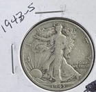 1943-S 50C Walking Liberty Half Dollar. 90% Silver. #1739