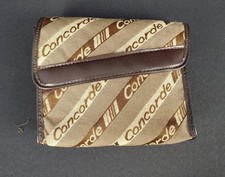 Vintage Air France Concorde Toiletry Case Amenity Bag 6.5 X 5.75 Pouch - Empty