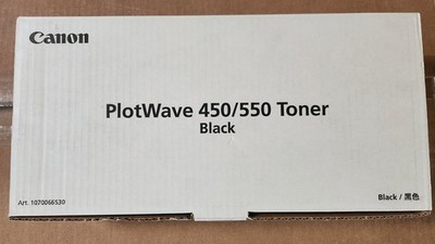 NEW! Genuine Canon PlotWave 450/550 Toner !! ONLY 1 BOTTLE !! 1070066530