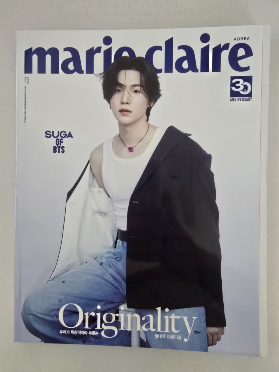 Marie Claire Korea Magazine 2023 May BTS SUGA COVER A/B/C | eBay
