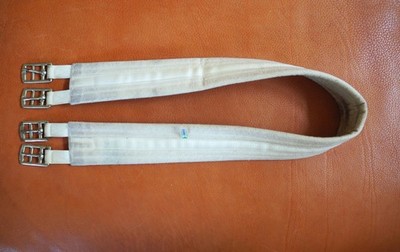 Bucas Sattelgurt 125cm weiß Smartex Galway Dry Komfort Material Top weich polst