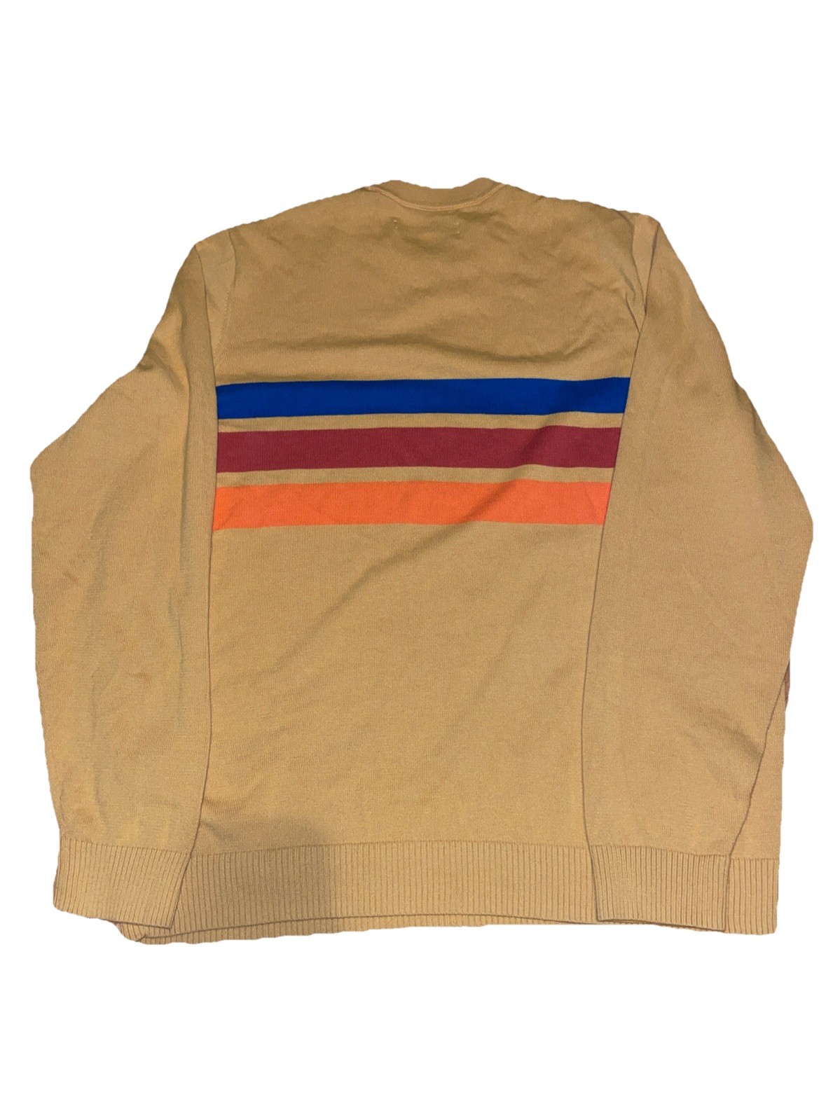 Outerknown Sweater with Stripes Yellow Large - image 5