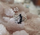 Silver Tone Sterling Silver Fashion Rings Size 7 — photo 1