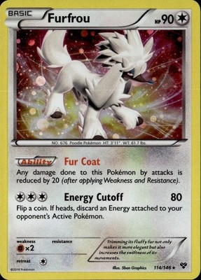 Furfrou - 114/146 (Cosmos Holo) Holo Promo BLE Blister Exclusives 114/116 LP