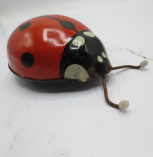Vintage Ladybug Wind Up toy Mechanical No Key Not Tested