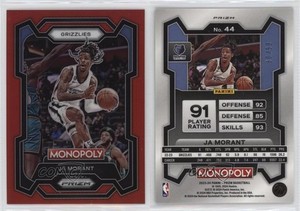 2023-24 Panini Prizm Monopoly Red Prizm /99 Ja Morant #44