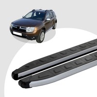 Trittbretter Passend FüR Dacia Duster Ab 04/2010-12/2017 (Model: Dolu, Farbe: SI